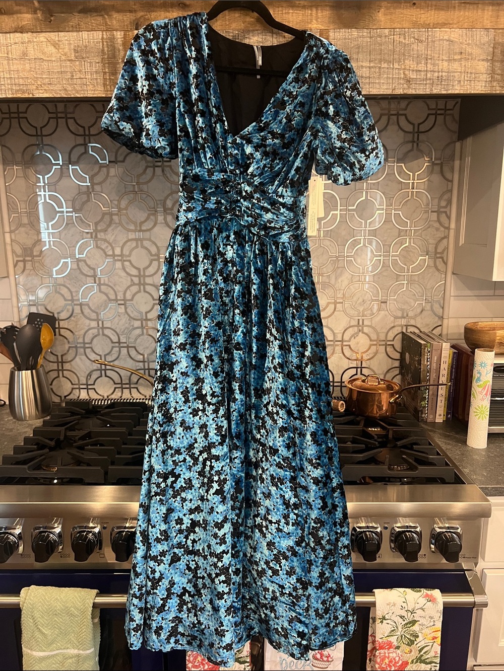 Anthropologie velvet dress NWT Size XS